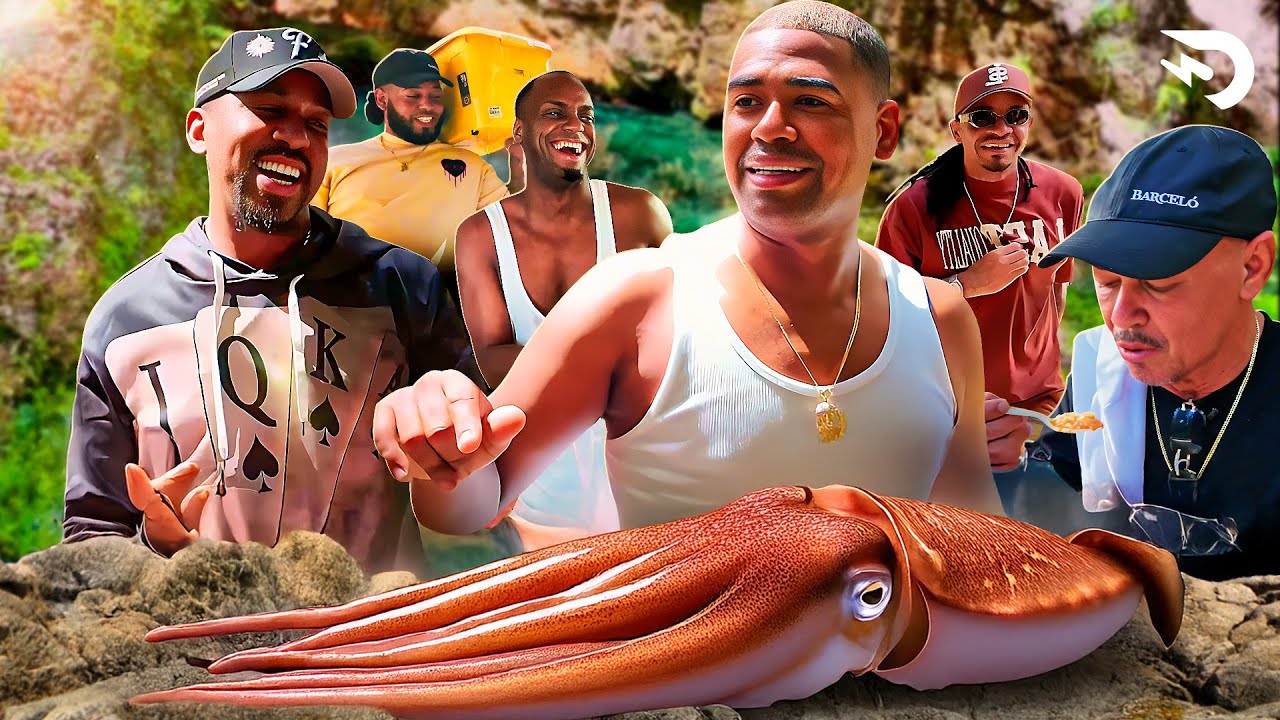 COCINANDO EL CALAMAR MAS GRANDE DEL MUNDO 😱 EL DOTOL NASTRA