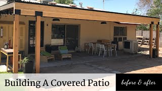 Building A Covered Patio | Before & After