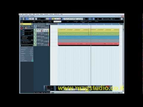 Пример продюсирования песни в Cubase