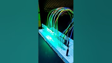 Arduino UNO dancing light with led bulbs  at home #trending #ytshorts #viralvideo #youtubeshorts