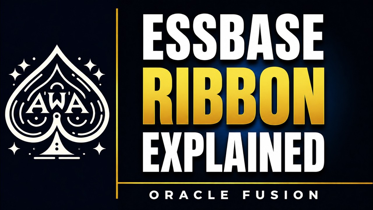 Oracle SmartView Options Explained (Essbase Ribbon & Ad Hoc Analysis ...