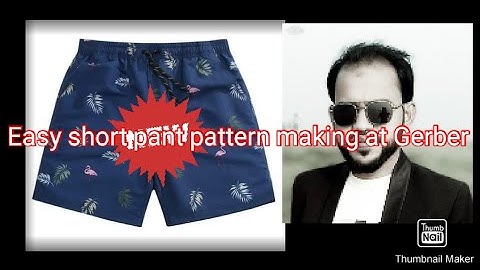 How To Make Easy Short Pant Pattern  At Gerber