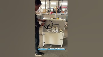 K30 1-way bending machine for mirror frame #glass #mirror #mirrorframe