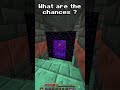 What are the Odds? #minecraft #minecraftsword #minecraftrarest #minecraftraremoments #mcpvp