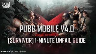 PUBG MOBILE | 1-MINUTE UNFAIL GUIDE - SURVIVOR