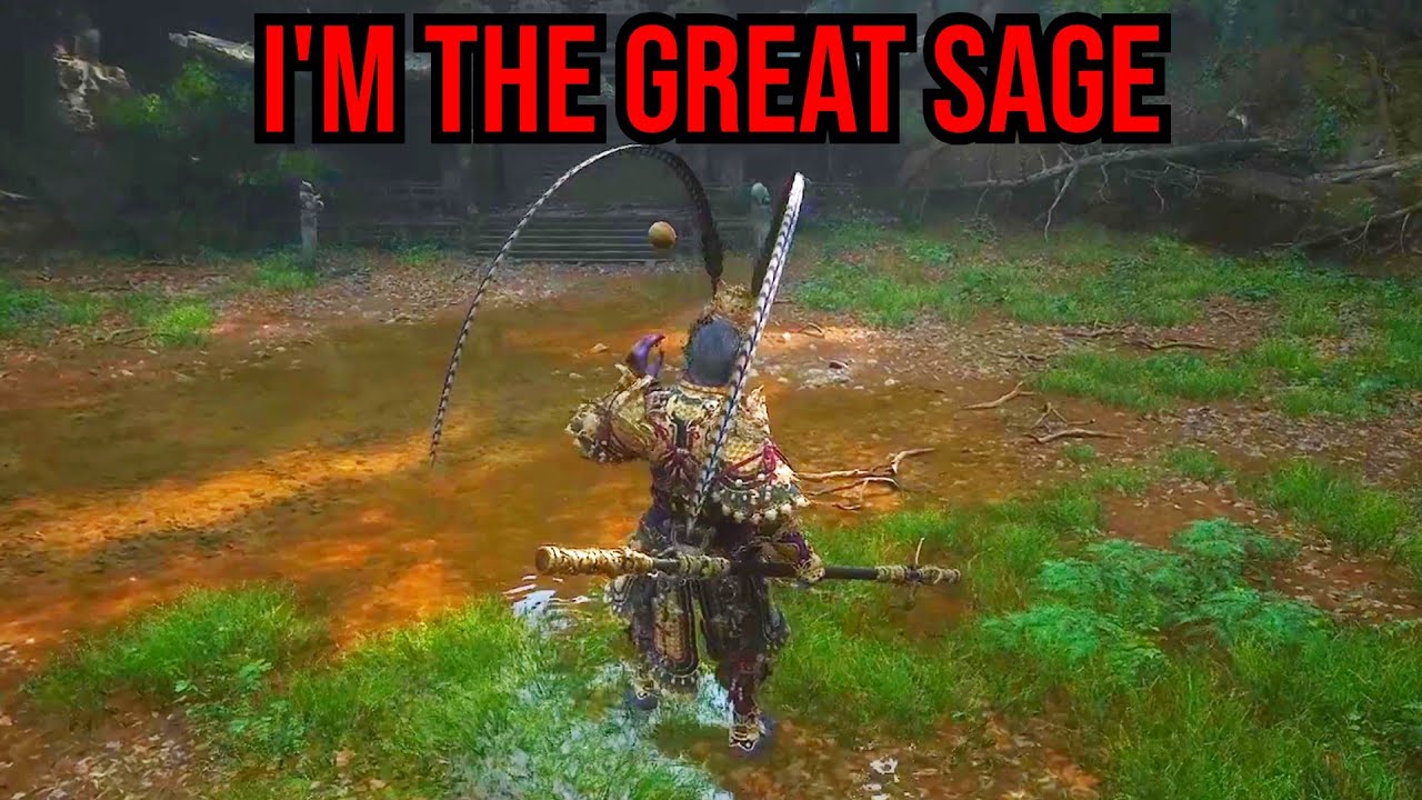 Black Myth Wukong But I'm The Great Sage Broken Shell