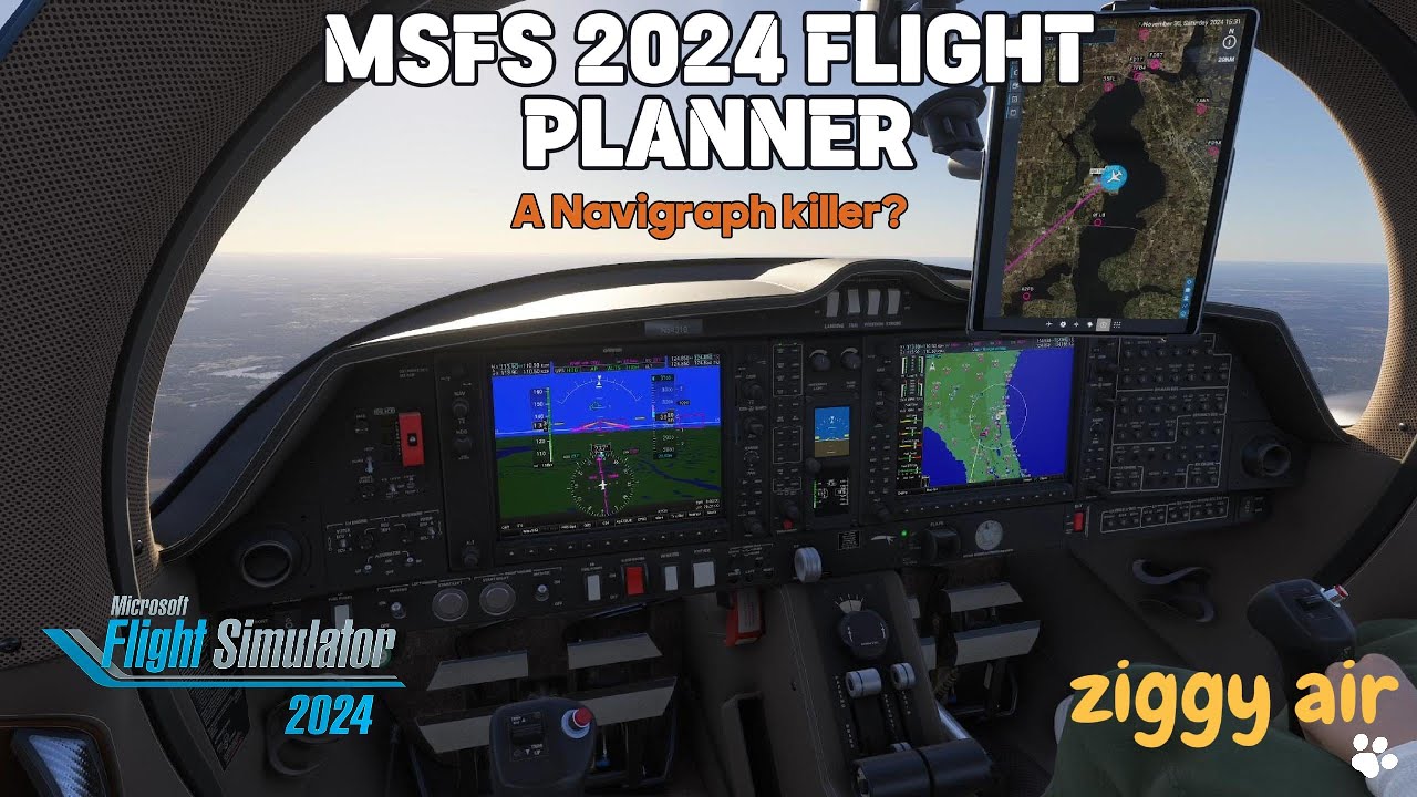 MSFS 2024 - IS THE BUILT-IN FLIGHT PLANNER A NAVIGRAPH KILLER? - YouTube