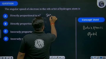 The angular speed of electron in the nth orbit of hydrogen atom is....