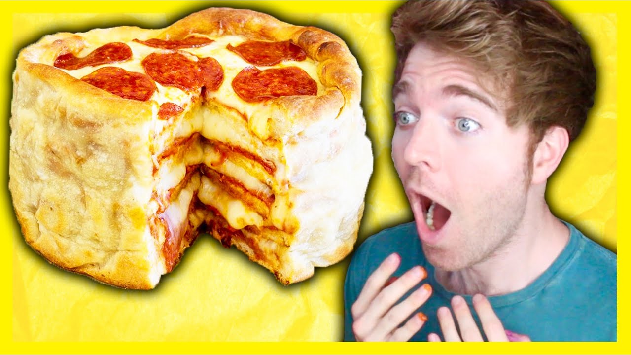 GIANT PIZZA CAKE - YouTube