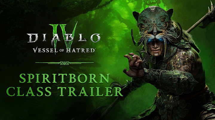 Diablo IV | Vessel of Hatred | Spiritborn Class Trailer