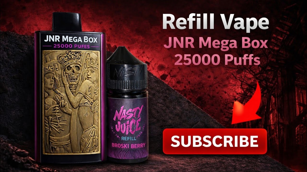 JNR Mega Box 25000 Puffs Refill – Full Review 🔥