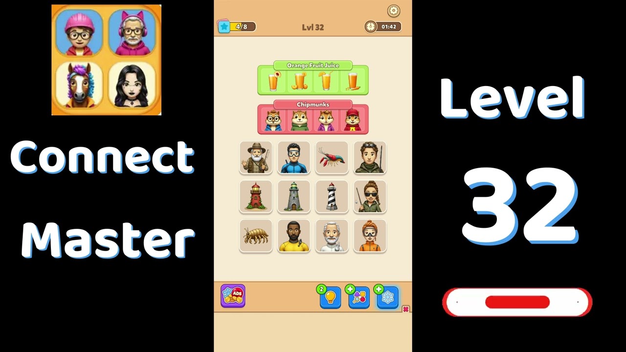 Connect Master Level 32 Walkthrough 🧩 | Match Puzzle | Puzzle Solutions & Tips | Go Answer
