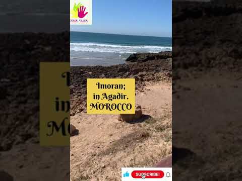 The nice Morocco: let 's visit Imoran a wondeful beach.#holiday#morocco