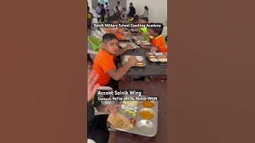 Sainik School food | Sainik School Coaching #viral #ytshorts