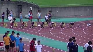 20161010静岡中部陸協記録会男子100m21組