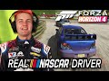 Real NASCAR Driver Races In Forza Horizon 4 • Professionals Play