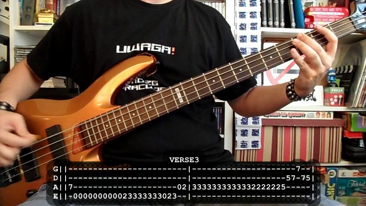 LOUDNESS Heavy chains (bass cover w/ Tabs) YouTube
