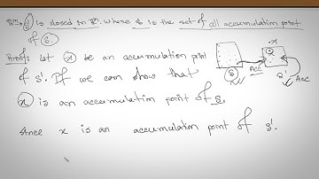 Derived set is closed proof | Real Analysis II lec 08