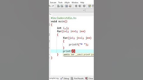 Printing-Generating Star Pattern in C Programming Language | Learners Region