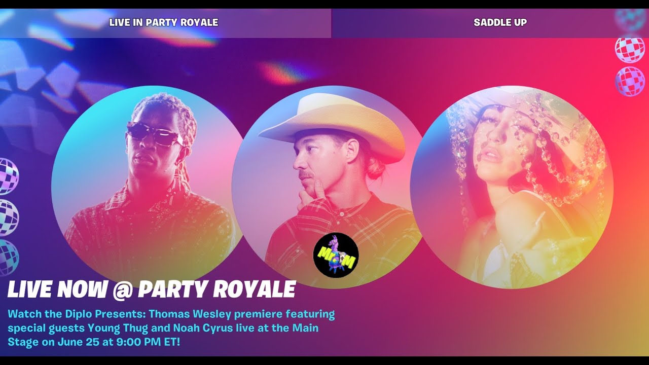 Party Royale Live Event @Diplo Presents: Thomas Wesly! (Diplo, Young Thug, Noah Cyrus)