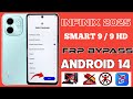 Infinix Smart 9 / 9 HD FRP Bypass Android 14 (No PC) | New Working Method 2025
