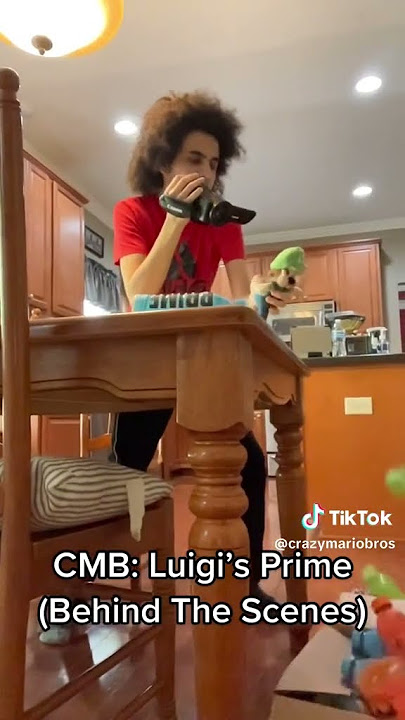 [BEHIND THE SCENES] Crazy Mario Bros: Luigi's Prime! #Shorts