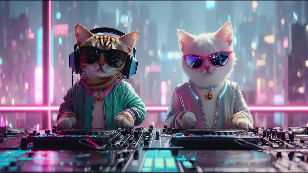 Neo-Tokyo Dreams 🌃🐾 | Futuristic Cityscape Chillwave Mix | Cyber Romance & Night Drive Vibes