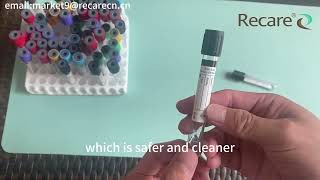 Recare blood collection tube ESR tube esr test tube esr tube anticoagulant intruduction low price