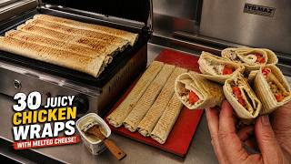 I Made 30 Juicy Chicken Wraps with Melted Cheese – The Secret Is in the Sauce!