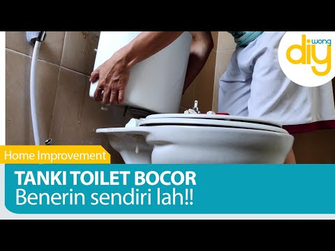 Memperbaiki Flush Tangki Toilet Bocor Sendiri