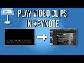 How To Play Video Clips In Keynote Apple Keynote Tutorial 
