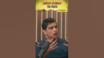 OpenAI: ChatGPT’s Accuracy Depends on the Task & Situation | Srinivas Narayanan | Gobinath #shorts