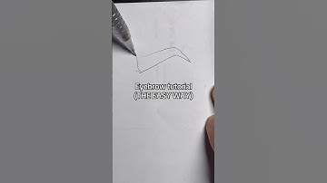 Eyebrow tutorial - #drawing #sketching #art #tutorial #fyp