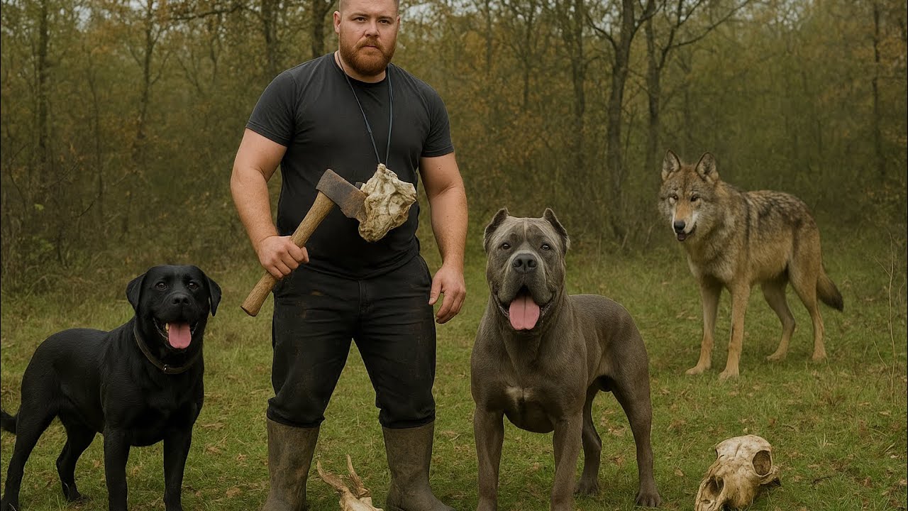 🐺 ШОКИРУЮЩАЯ НАХОДКА! Кане Корсо ИДЕТ ПО СЛЕДУ ЖЕРТВЫ ВОЛКА в Лесу!