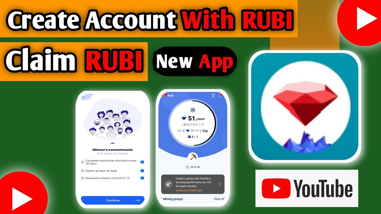 Api Rubi Rubi Account || How To Create Rubi Account || How To Claim Rubi - YouTube