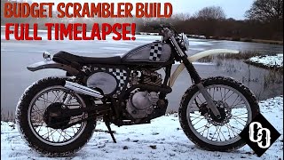 Budget Scrambler Build | Full Scrambler Motorcycle Timelapse