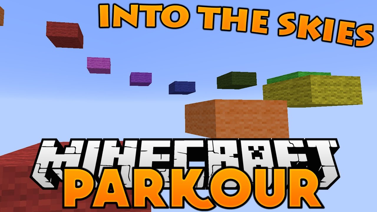 Minecraft INTO THE SKIES PARKOUR! (First Time Parkouring) with Jagnole!