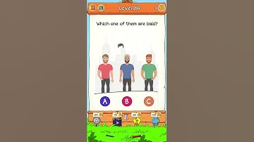 Braindom 2 Riddle Level 118 Which one of them are bald? Gameplay Solution Walkthrough