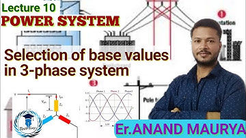base values in power system/selection of base values in 3-phase system