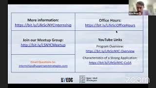 LifeSci NYC Internship Program - Info Session
