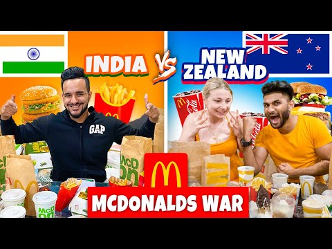 INDIA vs NZ McDonald's WAR !! FT.@Kishanell