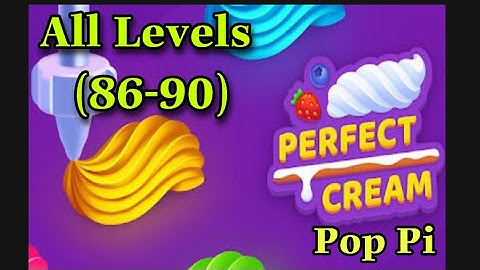 Perfect Cream Gameplay Walkthrough IOS,Android - All Levels (86-90)