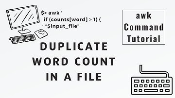 Bash script: Find Duplicate Words in a Text File with awk Command