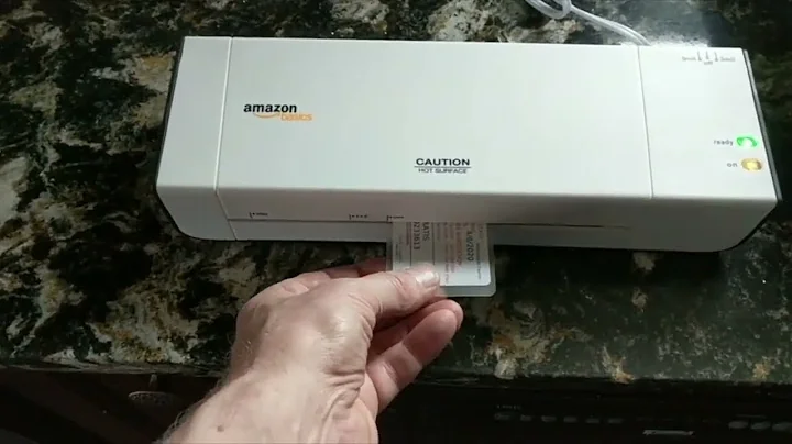 Amazon Basics 9-Inch Thermal Laminator Machine Review, Manual | Amazon Basics Laminator