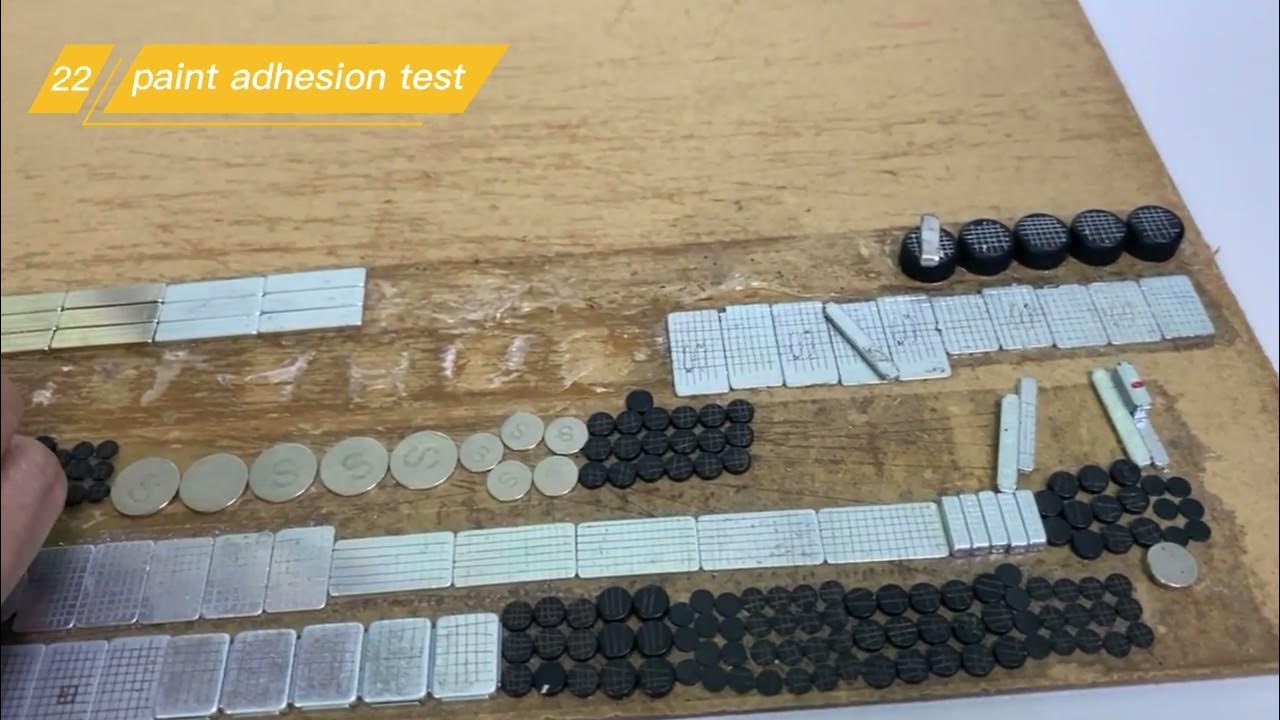 quality control process22th Paint adhesion test YouTube