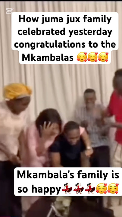 Juma jux family celebrating over the arrival of baby Mkambala #trendingshorts #priscilla #jumajux