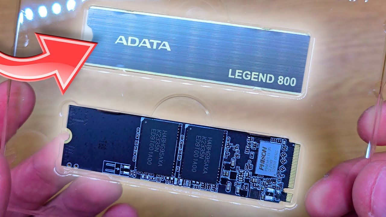 UNBOXING ADATA SSD LEGEND 800 PCle Gen4 x4 M.2 2280 1TB en Español