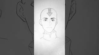 Drawing Aang #avatarthelastairbender #avatarthelastairbendermovie #atla #anime #animedrawing #short