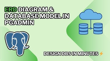 Learn ERD Diagram & Database Modeling in pgAdmin | PostgreSQL Tutorial