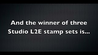 The winner of my Studio L2E giveaaway